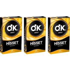 Resim Okey Hisset Prezervatif 10'lu x 3 