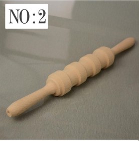 Resim Ahşap Dekoratif Merdane No 2 