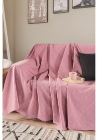 Resim Koltuk Örtüsü %100 Pamuk Yatak Örtüsü Pike 200 X 230 Cm Pudra 