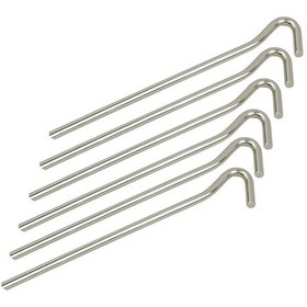 Resim Evolite Çelik Çadır Kazığı 20 CM 6 Adet Çelik 