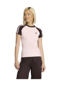 Resim Sanpın/aucome/sanpın Adidas Kadın Günlük T-shirt Sst Tee Kd3800 Açık Pembe 