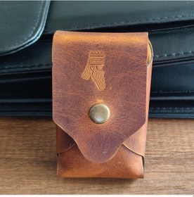 Resim Sumerian Leather Craft Deri Sigara Kılıfı Cat Sarısı 