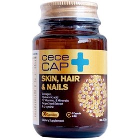Resim Cececap Skin Hair & Nails Takviye Edici Gıda 30 Kapsül 