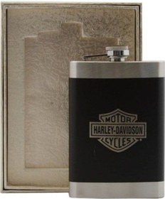 Resim Harley Davidson Matara 7 Oz 207 Ml Içki Viski Konyak Matarası Siyah 