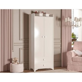 Resim Bdlp 048 Swing 2 Kapılı 2 Çekmeceli Dolap Beyaz BDLP048BEYAZ Bebek 
