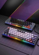 Resim Everest Grup Trol Blue Switch Mini Rgb Oyun Klavyesi Gaming Mekanik 62 Tuşlu 18 Rgb Led Usb Tip-c Kablosu Beyaz38 