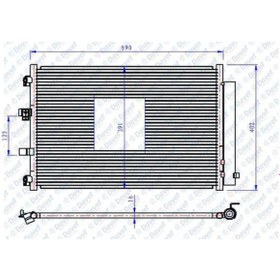 Resim Klima Radyatoru Kondenser Focus 2010- Cmax 2010- 504610762 
