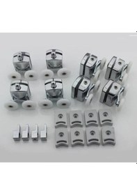 Resim Blackfit Duşakabin Tekerleği Cam Kabin Tekeri Rulman Metal Gövdel 