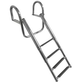 Resim Platform Üstü Teleskopik Krom Merdiven 4'Lü 