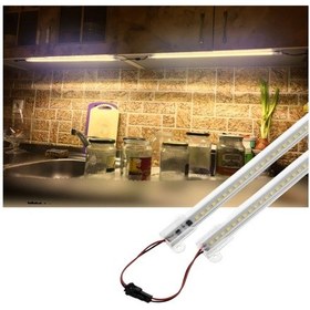 Resim 2 Adet 50 Cm 220v Şeffaf Çubuk Bar Led Gün Işığı Sb-6554 