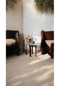 Resim Ahşap 2 Li Set Mantar Yan Sehpa Fiskos / Çiçeklik Modern Ceviz Renk Ceviz 