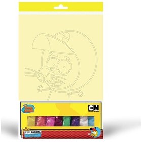 Resim Kb-355 Kral Şakir Tuz Boyama Oyunu Eğitici Aktivite Kum Boyama 