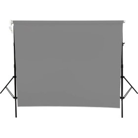 Resim HS Stüdyo Teknik Gri 2X4METRE Taşınabilir Fon 