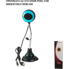 Resim Driverless GZ-010 5000K Pixel USB Mıkrofonlu Webcam 