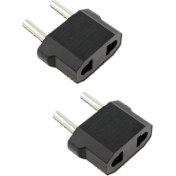 Resim abnturk 2 Adet Amerikan Fiş Türk Sistemine Çevirici Adaptor Fiş Düz Fişi Topraklı Priz Yuvasına Uyum Adaptör 