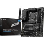 Resim Msı PRO B760-P WIFI DDR4 Intel B760 Soket 1700 DDR4 5333(OC)MHz ATX Gaming (Oyuncu) Anakart 
