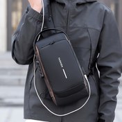 Resim Erkek Oxford Dokulu Çapraz Vücut Çantası ile Kombinasyon Kilidi - Telefon Cebi, Rahat Spor Bel Çantası ile Ayarlanabilir Omuz Askısı, Çoklu Cep, Gezintiler, Seyahat ve Günlük Kullanım için İdeal, Seyahat Çantası|Dokulu Çanta|Ayarlanabilir Askılı Çanta 
