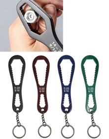Resim Genel Markalar Çift Ağızlı Çoklu Anahtar Tamir Ağızlı Demir Anahtarlık 6mm-20mm 