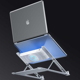 Resim Benks SR03 Fanlı Laptop Standı - Gümüş 