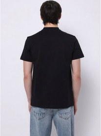 Resim Colin's Colins Regular Fit Yuvarlak Yaka Düz Erkek Siyah Kısa Kol Tişört Cl1077189 Q1.v1 Blk SIYAH 