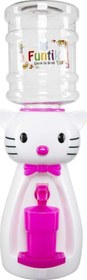 Resim Funtik Kedi Çocuk Su Sebili Beyaz Üzeri Pembe 