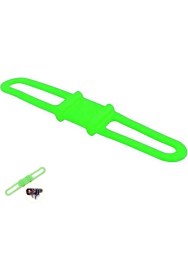 Resim Bisiklet Silikon Far Tutucu (Yeşil) 