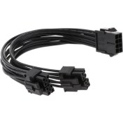 Resim Sharplace Cpu 8-Pin Ila Çift 8 Pin (4 + 4) Cpu Anakart Güç Kaynağı Uzatma Kablosu (Yurt Dışından) 