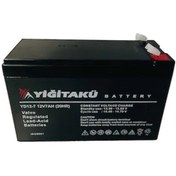 Resim Yiğit Akü 12V 7 AH-Amper Kuru Tip Agm Ups Akü Pilsan 2024 Üretim 