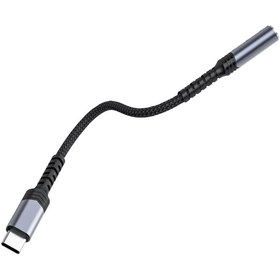Resim Type-c den Aux Dönüştürücü Kablo Recci RDS-A25 3.5mm to Type-C Audio Ses Aux Kablo 