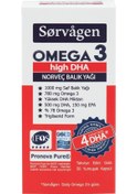 Resim Sorvagen Omega 3 High Dha Saf Norveç Balık Yağı. 50 Kapsül. 1000 