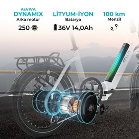Resim AsVIVA B13HA Katlanir Elektrikli Bisiklet-E-Bike 