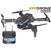 Resim Dynego 4k Hd Çift Kamera Drone Katlanabilir Wifi Bağlantılı Telefon Kontrollü 