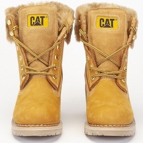 Resim Caterpillar Nıkkı Kadın Sarı Nubuk Bot-21209 Sarı 