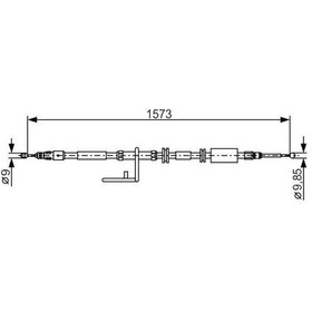 Resim Bosch-1987482313 - El Fren Telı Landrover Freelander Iı 