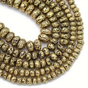 Resim Yuvarlak Düz Taş Boncuklar, Antik Bronz Renk, Matkap Deliği, Mesafe, Galaktik, 6x4/8x5/10x6mm Çok Boyutlu, El Yapımı DIY Aksesuarlar, Takı, Ayakkabı, Giysi Süslemesi için 