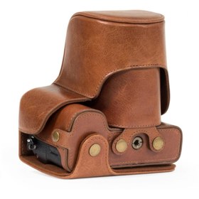 Resim MegaGear Sony Alpha A7S II, A7R II (28-70MM) Hakiki Deri Kamera Kılıfı 