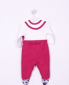 Resim Aydodo Kız Bebek 5li Zıbın Set Pembe Bebe Takım Gülkurusu 