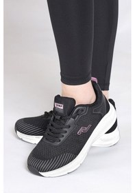 Resim Jump 28082 Siyah Kadın Sneaker Günlük Spor Ayakkabı Siyah - Pembe 