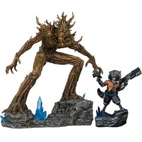 Resim Sideshow Collectibles Groot & Rocket Racoon Premium Format Figure 