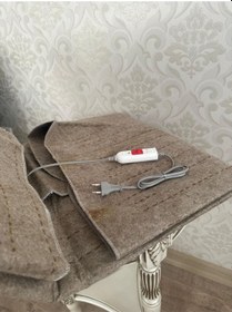 Resim Çift Kişilik Elektrikli Alt Battaniye Kahverengi 120 X 155cm Kahverengi 