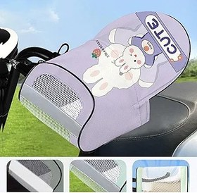 Resim Bisiklet Eldiveni, Motosiklet Gidon Eldiveni, Rüzgar Geçirmez Scooter Atv Kar Motorsikleti Sürüş Güneş Koruma Kapağı 