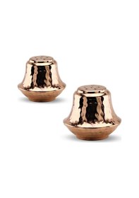 Resim İkili Bakır Tuzluk 