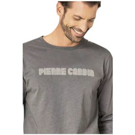 Resim Pierre Cardin Erkek Yeni Sezon Uzun Kollu Pamuk Pijama Takımı Ch.pc.6.093.c0-koyu Gri-m Çok Renkli 