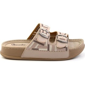 Resim Bej Çok Renkli Kadın Terlik K04099501209 Çok Renkli 