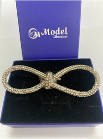 Resim model aksesuar Fiyonk Kristal Taşlı Broş 