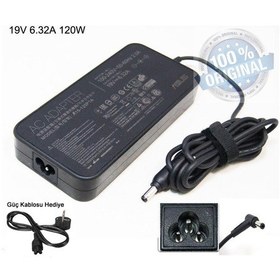 Resim Asus Uyumlu 19V 6.32A 5.5x2.5Mm 120W Slim Model Laptop Şa 