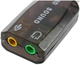 Resim 5+1 Harici USB Ses Kartı Mikrofon Hoparlör Birlikte 3.5mm 