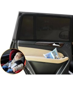 Resim Ankaflex Araç Oto Yan Cam Güneşlik Perde Esnek 1 Adet Rüzgarlık Güneşlik Önleyici 