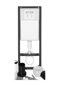 Resim Tema Verso 1100 Duvara Montaj Gömme Rezervuar Beyaz 