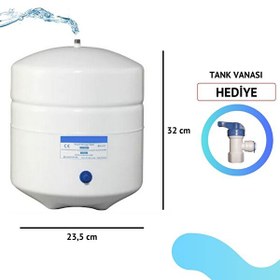 Resim Sulook 8 L Metal Tank 2.2 Galon Su Arıtma Tankı 
